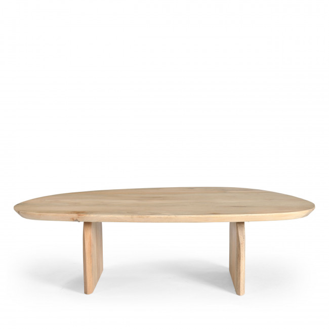 Malang - Table basse organique en bois massif de manguier