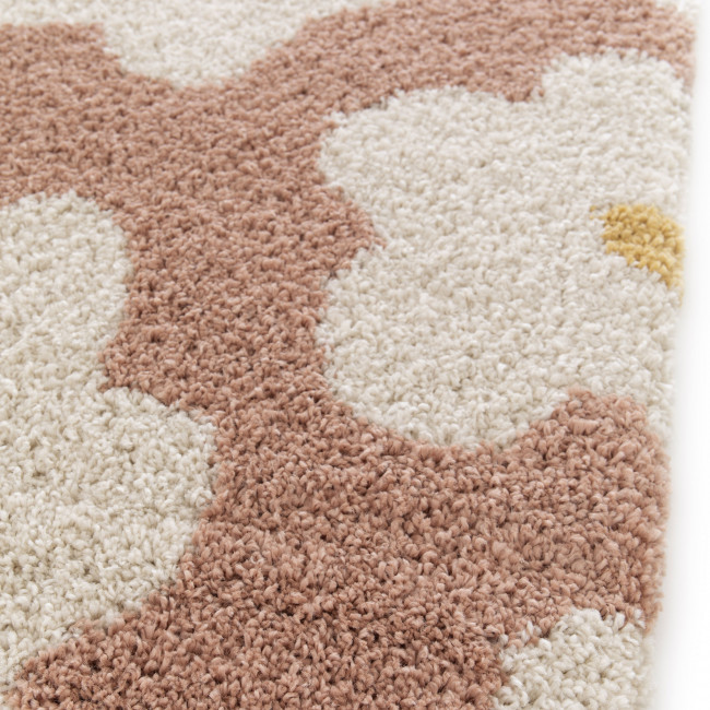 Flora I - Tapis contemporain à motif floral