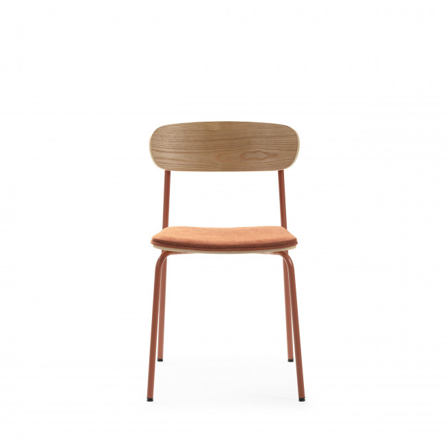 ARNO - Lot de 2 chaises en tissu