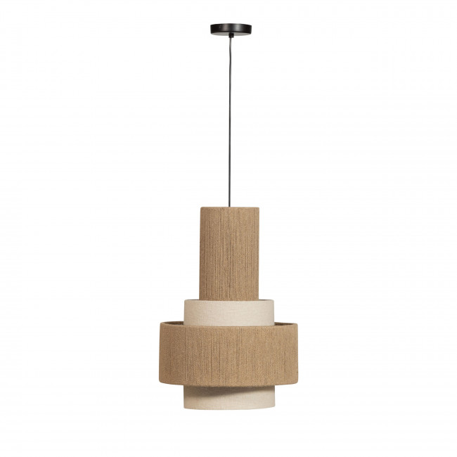 Pelle - Suspension ronde en fibres naturelles ø38cm