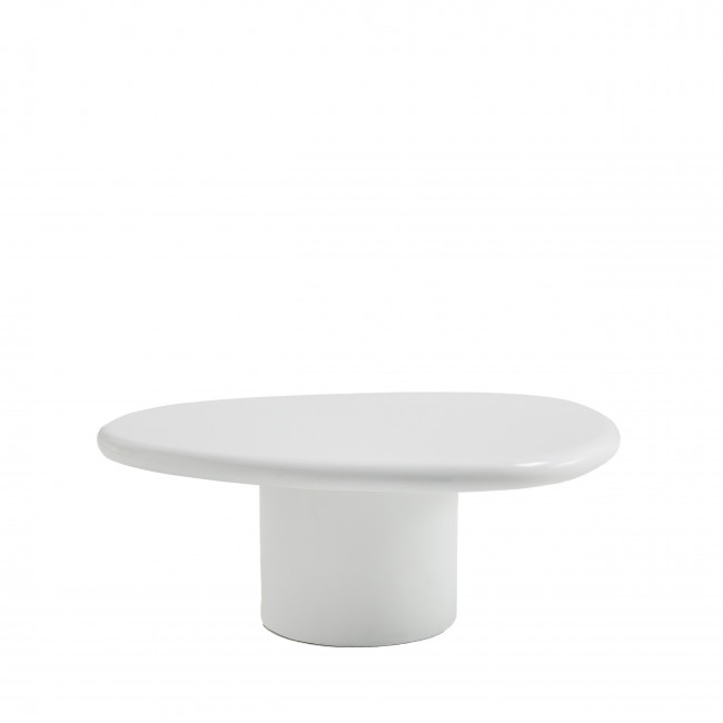 Luna - Table basse organique en fibre de ciment L80cm