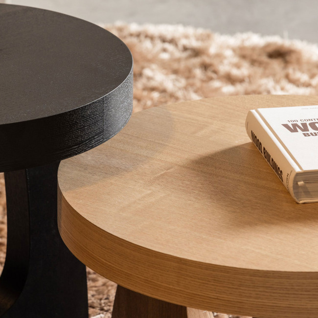 Tala - Table basse ronde en bois ø55cm