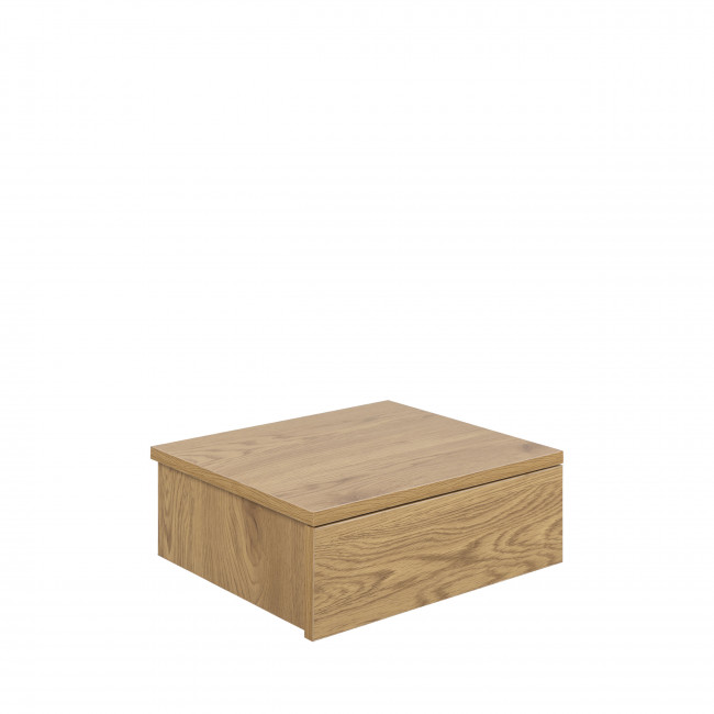 Puerto - Table de chevet murale 1 tiroir en bois