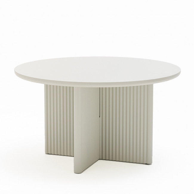 Jura - Table basse ronde en bois ø80cm