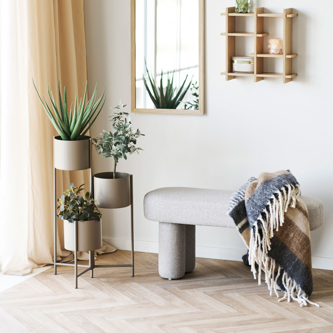 Weston - Banc en tissu L95cm