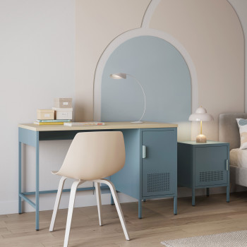 Adel - Bureau 1 porte en métal L120cm