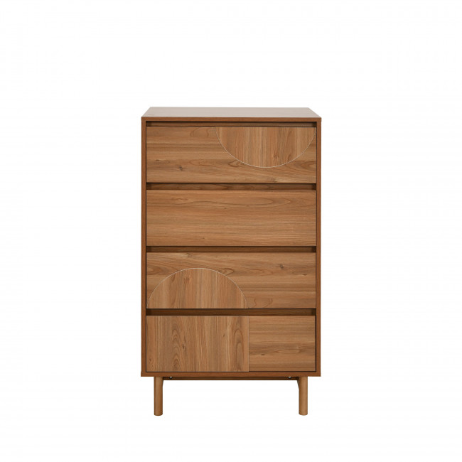 Abby - Commode 4 tiroirs en bois L60cm
