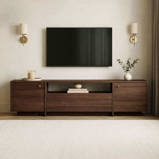 Hopa - Meuble tv 3 portes en bois L180cm