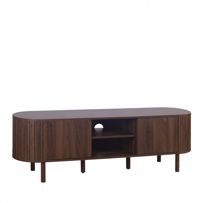 Alma - Meuble TV 2 portes en bois L160cm