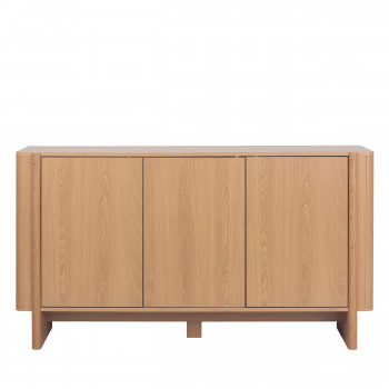 Oli - Buffet 3 portes en bois L140cm