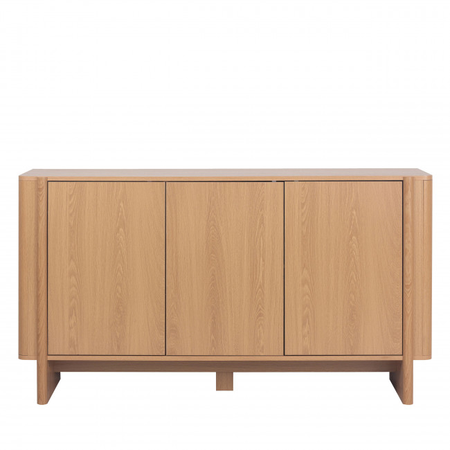 Oli - Buffet 3 portes en bois L140cm