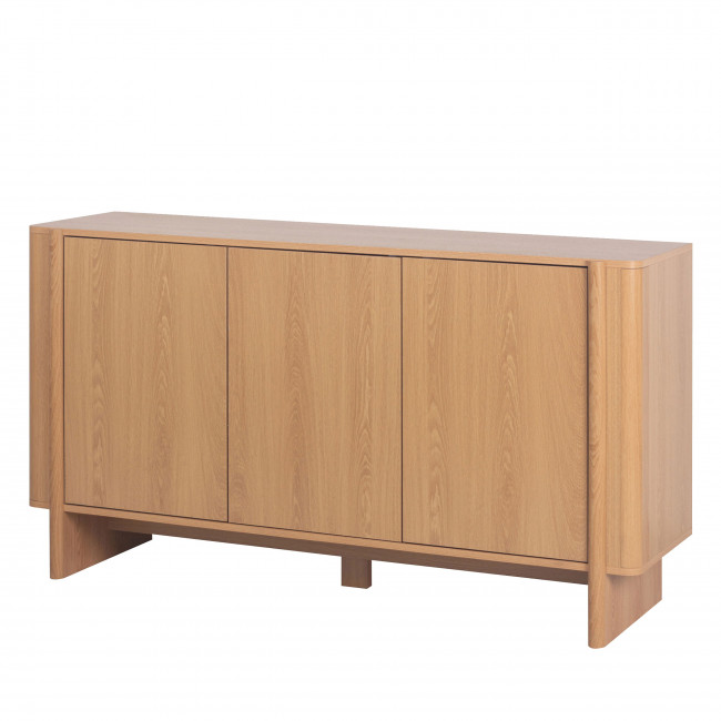 Oli - Buffet 3 portes en bois L140cm