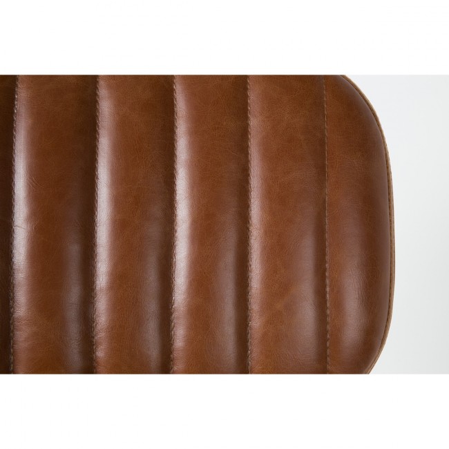 Chaise rétro capitonnée Jake Worn