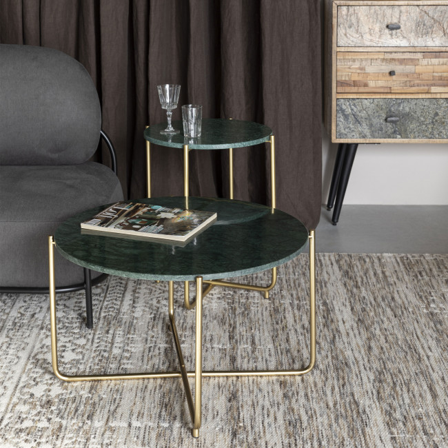 Timpa - Table basse en marbre ø70cm