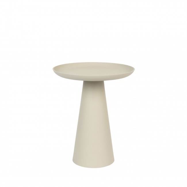 Ringar - Table d'appoint ronde en aluminium ø34,5cm