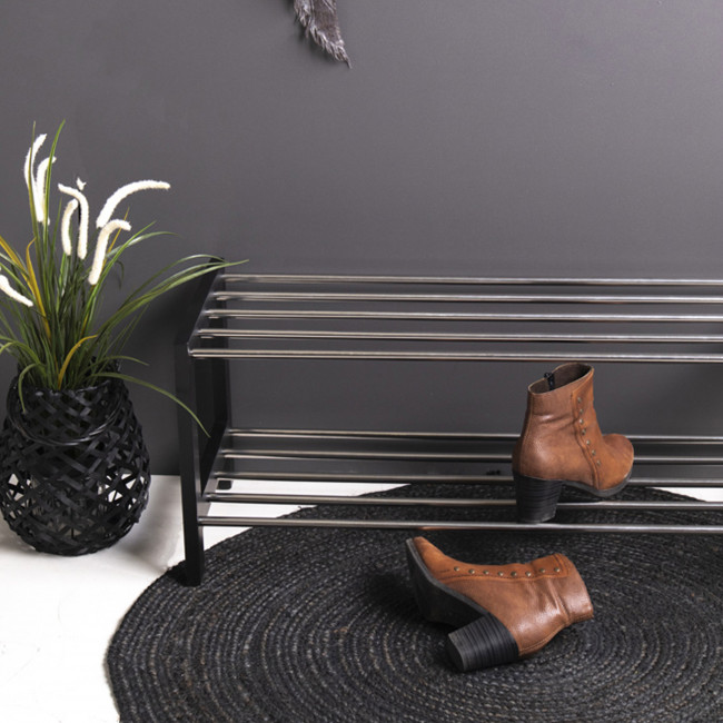 Padova - Meuble à chaussures en bois et métal